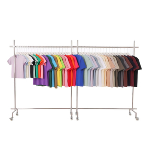 Vente en gros 230G T-shirt à manches courtes solide en pur coton coupe ample hommes femmes haut basique - Product Image 5