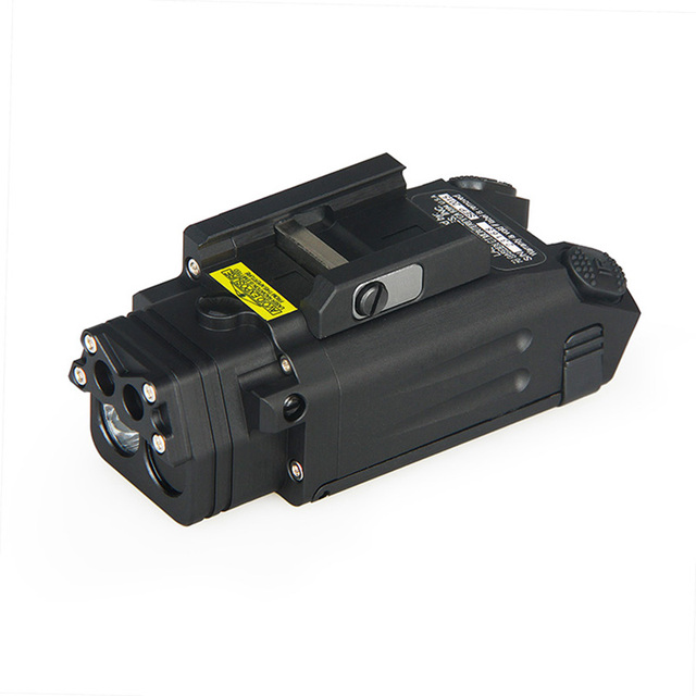 Top Wholesales DBAL Tactical Light Optical Flashlight with Red Laser on Top Fit 21.2mm Mount weapon Light