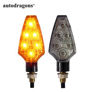 Luces Intermitentes para Motocicleta de 6W, 6 LED, 12V, Luz Amarilla, Indicador de Dirección - Product Image 5