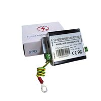 Protecteur de surtension et de réseau 2-en-1 RJ45 10/100M 100Mbps AC 220V/DC 12V 24V avec parafoudre pour la surveillance de sécurité CCTV