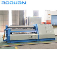 Machine à cintrer les tôles en acier hydraulique CNC Boduan W12-25x2000 à 4 rouleaux, robuste