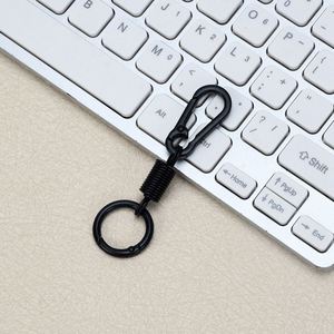 Rebound Zinc Alloy Finger Ring Elastic Keychain Mountaineering <b>Carabiner</b> <b>Keyring</b> - Product Image 6