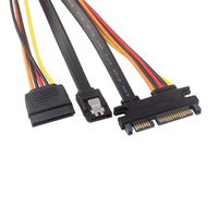 Cable Adaptador SATA de 7 Pines Macho a Hembra Ecológico de 12 Pulgadas (30 cm) con Conductores de Cobre Puro para Transferencia de Datos de SSD/HDD de Computadora IOS