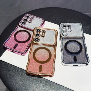 เคสโทรศัพท์ลายคลื่นประกายเพชรหลากสีพร้อมฟิล์มติดเลนส์สำหรับ Samsung S26Ultra S25 S24 Plus เคสโทรศัพท์ TPU - Product Image 5