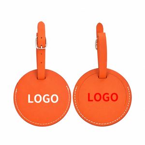 Étiquettes et marqueurs de bagages personnalisés en cuir PU résistant à l'eau et respectueux de l'environnement pour sacs de voyage, hôtels et passeports - Product Image 2