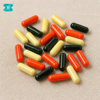 Capsules végétales vides coquilles de capsules dures végétaliennes HPMC algues à base de plantes dérivées