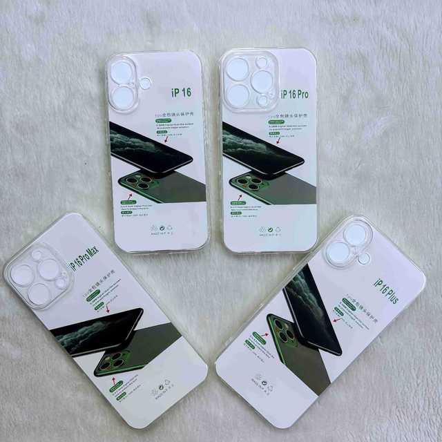 Clear Shockproof Silicone Transparent Soft TPU Mobile Phone Cover Case for iPhone 17 16 Pro Max 15 Plus 14 13 12 Pro Max
