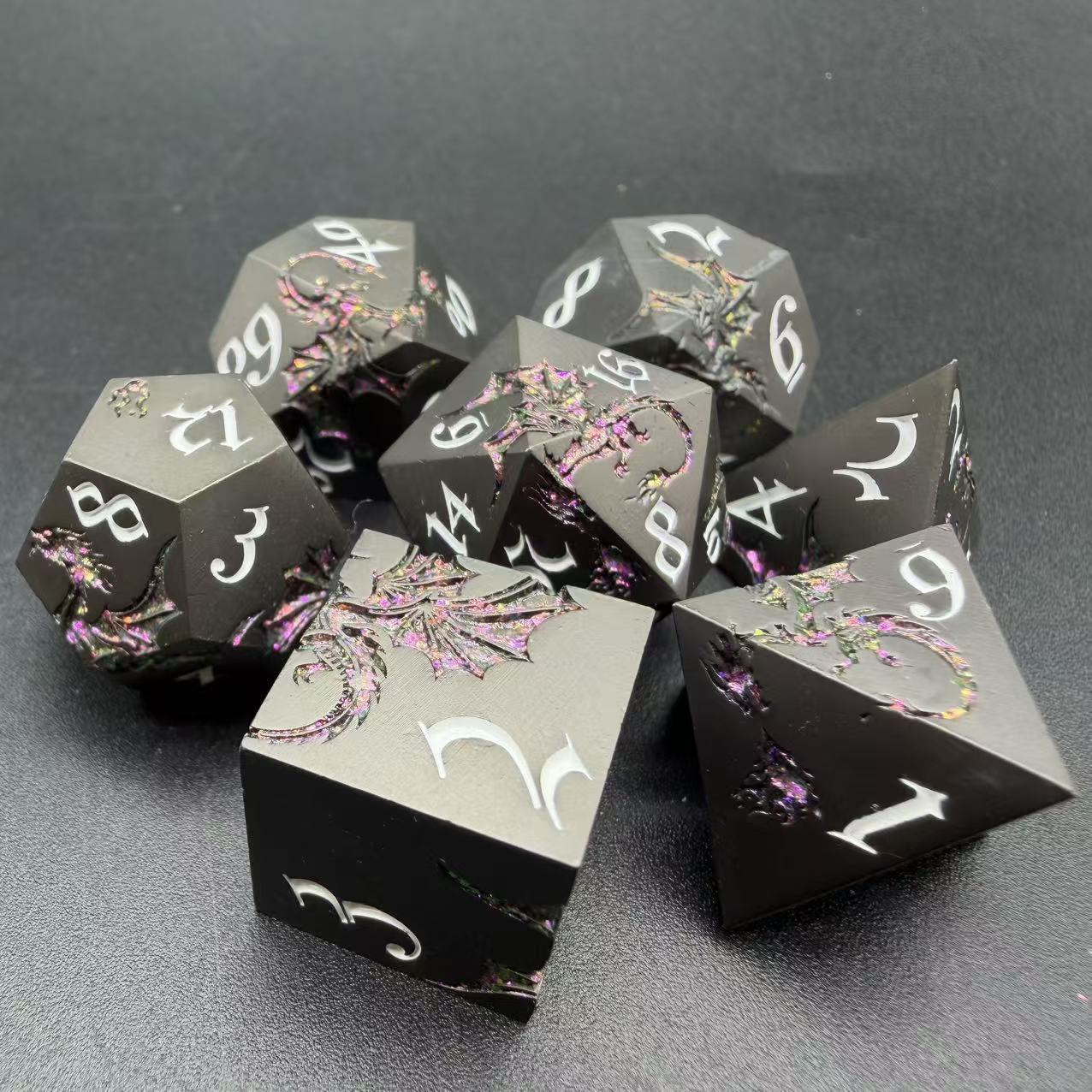 Black with Purple