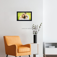 Cadres photo numériques 15.6 "WiFi Cadre photo numérique FHD IPS Écran tactile Cloud Art Frame Partager des photos Vidéos Via Frameo