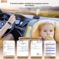 Diffuseur de parfum pour voiture G6 à énergie solaire, parfum floral de jasmin, pulvérisateur automatique, accessoire intelligent pour voiture, désodorisant d'air de haute technologie