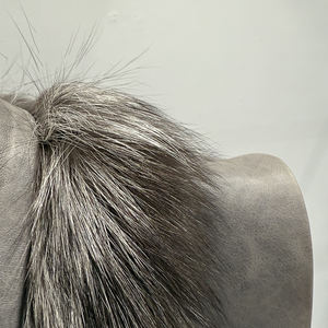 Nouvelle Arrivée <span class=keywords><strong>Pas</strong></span> <span class=keywords><strong>Cher</strong></span> Hiver Manteau De Fourrure De Renard Veste Plus La Taille Femmes Gilet De Fourrure <span class=keywords><strong>Noir</strong></span> - Product Image 4