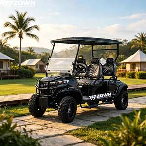 Carrito de Golf Eléctrico Barato para 6 Pasajeros, Buggy Todoterreno con Batería de Plomo-Ácido para Caza en Ranchos Panorámicos, Venta al por Mayor y Exportación - Product Image 1