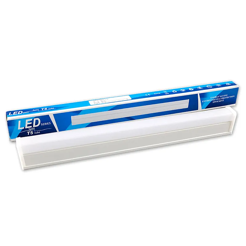 LED T5 T8 Integrated Commercial Tube Light 0.3m 0.6m Full Plastic Tube with switch