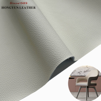 Cuir PU en silicone intégral grain litchi, résistant à l'abrasion, écologique, imperméable, résistant à l'hydrolyse, pour canapés et mobilier automobile, sans MOQ