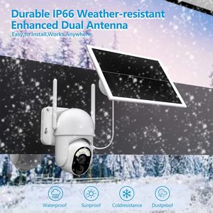 Ngoài trời cctv an ninh không dây hệ thống giám sát GSM Sim Thẻ LTE IP năng lượng mặt trời Powered Pin 4 gam PTZ máy ảnh - Product Image 4