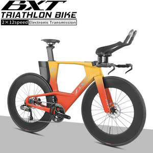 Cadre de vélo de triathlon en carbone BXT T1000, vélo de route en carbone TT, câblage interne, compatible avec L-TWOO ERX 2*12 vitesses - Product Image 2