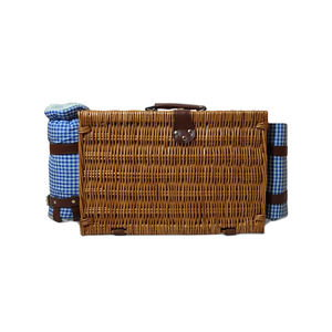 JY nuovo design fatto a mano natura rattan <span class=keywords><strong>nero</strong></span> all'ingrosso salice <span class=keywords><strong>vimini</strong></span> personalizzato <span class=keywords><strong>cesto</strong></span> da picnic set con coperchio per 4 persone - Product Image 6