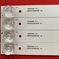 Bande de rétroéclairage LED pour téléviseur TCL55 55S62 55D2900 55HR330M05A6 5leds + 4leds 55 pouces Réparation de téléviseur Skyworth, Haier TCL 55D2900 55S62