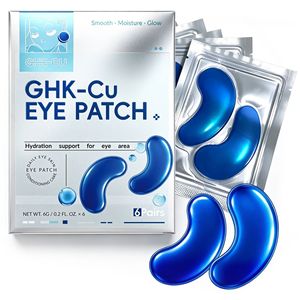 Patch Occhi GHK-Cu Peptidi di Rame Blu per la Cura della Pelle - 6 Paia - Lenisce, Riduce le Rughe Sottili, Idrata, Nutre - Product Image 1