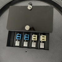 Carrete de Cable de Fibra Óptica Metálico Táctico para Exteriores de 250m, Tambor para Cable de Fibra de 2km