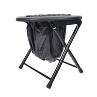 Tabouret de douche moderne, durable, écologique, multifonctionnel, gain de place, en métal