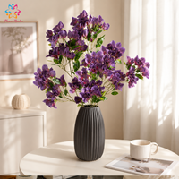 45 Têtes de Fleurs Artificielles de Bougainvillier Imprimées en 3D, Fleurs Artificielles Colorées pour la Décoration Intérieure et Extérieure de la Maison