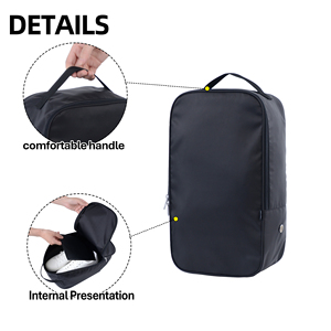 Borsa Portascarpe da Esterno in Poliestere Resistente con Chiusura a Cerniera, Custodia Portatile <span class=keywords><strong>per</strong></span> <span class=keywords><strong>Scarpe</strong></span> da Viaggio Riutilizzabile - Product Image 6
