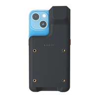 Escáner de código de barras RFID inalámbrico con Clip trasero 1d 2d Qr Code Android PDA para lector de teléfonos inteligentes Escáner de código de barras de cebra Bluetooth de mano