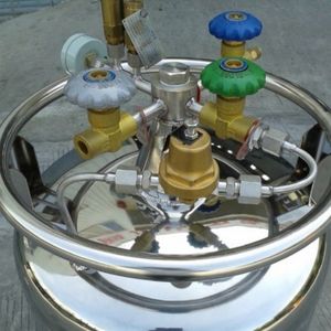 ถัง YDZ-300ไนโตรเจนเหลวแบบพกพาที่ทนต่อการกัดกร่อนถังเก็บ LN2ไนโตรเจนเหลว300L เอง - Product Image 4