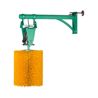Brosse corporelle pour bétail à poils rigides, conception de rouleau rotatif entièrement automatique, ne perd pas ses poils