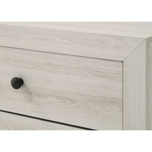 Commode blanche contemporaine fabriquée en Malaisie avec cinq tiroirs et commode de chambre à coucher pour la maison - Product Image 3