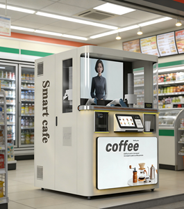 <span class=keywords><strong>Cafetera</strong></span> Robótica, Máquina Expendedora <span class=keywords><strong>de</strong></span> Café con 6 Brazos Robóticos - Product Image 1