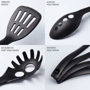 أدوات مطبخ منزلية عالية الجودة من النايلون، طقم أدوات طهي مكون من <span class=keywords><strong>4</strong></span> قطع، أدوات مطبخ وإكسسوارات - Product Image 4