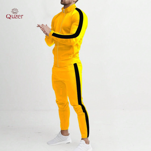 Frontwalk Stand Collar Jacket Hombres Chándal personalizado Jogger Set Chándales <span class=keywords><strong>Sheinn</strong></span> Ropa en línea Hombres - Product Image 4