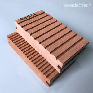 Eco Solid WPC eco decking Madera reciclada Plástico sostenible para camino de jardín 145x32mm - Product Image 4