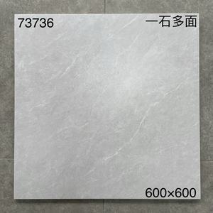 กระเบื้องลายหินอ่อนสีเทาขนาด60x60ซม. มีพื้นผิวด้านและพื้นผิวกันลื่นสำหรับใช้ในบ้านและโรงแรม - Product Image 6