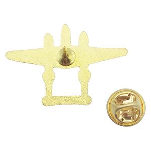 Logo del marchio della compagnia aerea in metallo personalizzato in fabbrica 3D in lega di zinco distintivo uniforme da aviatore cappello da pilota ali da risvolto abbigliamento emblema del petto - Product Image 2