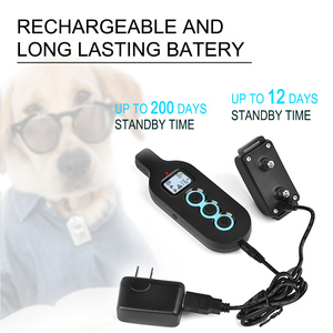 Bán buôn cho tùy chỉnh thực hiện thân thiện với môi nhựa sốc vỏ cây cổ áo push <span class=keywords><strong>button</strong></span> Dog đào tạo thiết bị cho 2 con chó CE chứng nhận cho - Product Image 4