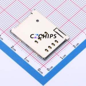 C7052-01 SIM Card Connector SMD Connector ( Card Connection Type: Self-Return Type )( Operating Temperature: -40℃~+85℃ ) - Product Image 1
