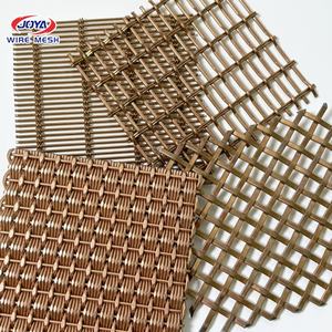 多様性アンティークブロンズステンレス鋼ワイヤーメッシュ無地建物ファサードスクリーン装飾メッシュカット溶接可能 - Product Image 2