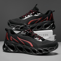 Chaussures décontractées en maille respirante extra larges pour hommes, design rayé, couleur unie, taille plus 47, toutes saisons, sport et loisirs