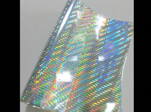 Bonedry DIY Rouleau de film PET holographique 8CM*120M Argent Météore Or, Procédé Bait Screen 64CM*120M, Application Métallique - Product Image 4