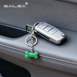 Porte-clés en os de cristal naturel SAILEA, fait à la main, gravé, style animal, forme d'os, <span class=keywords><strong>pierre</strong></span> de cristal de guérison pour la décoration de la maison - Product Image 4