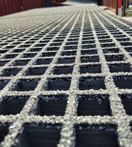 Nhà Máy Giá cường độ cao FRP Grating mịn kết thúc sợi thủy tinh cho lối đi nền tảng đúc kỹ thuật - Product Image 6