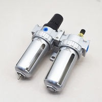 SFC série G1/4 G3/8 G1/2 régulateur de pression de filtre à eau SFC200 SFC300 SFC400 Kit de régulateur d'air avec filtre