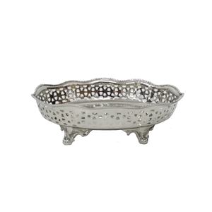 Cuenco decorativo para servir frutas secas y aperitivos de uso multifuncional, cuenco de frutas de acabado Chapado en plata multiusos para el hogar - Product Image 2