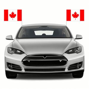 Bandera para Ventana de Auto Canadiense a Precio Económico, 12x18 Pulgadas, Logotipo Personalizado con Material de Alta Calidad - Product Image 2