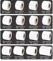Rouleaux d'étiquettes autocollantes en papier thermique direct pour codes-barres, imperméables, 4*6, pour expédition