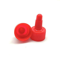 Bouchon à vis en plastique PP 24/410 28/410 couleur personnalisée, anti-fuite, à embout pointu, pour flacon cosmétique