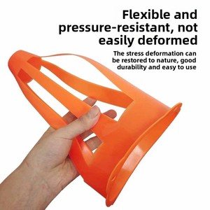 Estaca Marcadora de Entrenamiento PE Multifuncional Hueca y Resistente al Viento para Fútbol, Patinaje sobre Ruedas, Baloncesto - 23cm, Suministros para Señalización de Caminos - Product Image 3